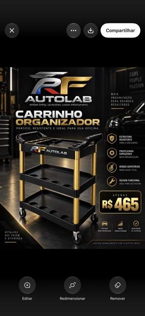Carrinho organizador