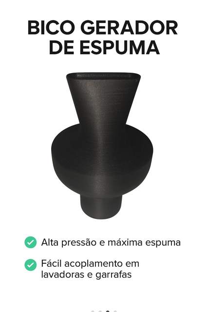 Bico gerador de espuma